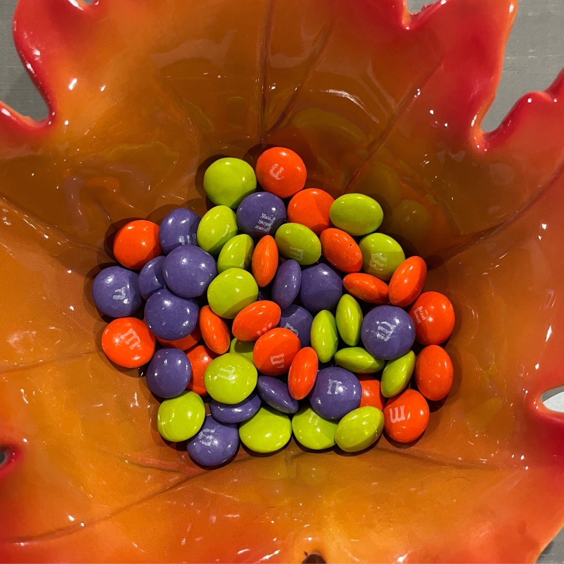 M&M's candy in a bowl