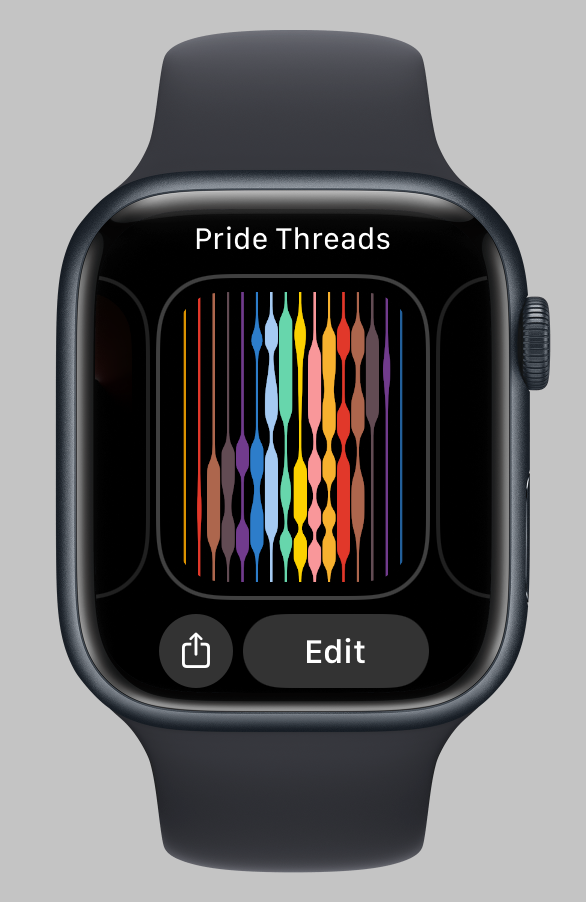 Apple Watch Pride Threads watch face